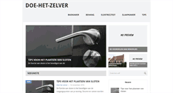 Desktop Screenshot of doehetzelver.be