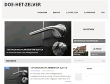 Tablet Screenshot of doehetzelver.be